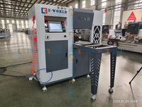 Máquina de Fresado CNC para el Procesamiento de Puertas y Ventanas de Perfil de Aluminio y UPVC/PVC con Rodamiento y Motor, Certificación CE