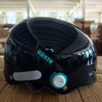 Demi-casques ouverts d'été en ABS avec double visière pour vélos électriques et motos