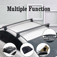 Hochbelastbarer 100kg Tragfähiger Rostfreier Wasserdichter Aluminium-Dachgepäckträger mit Montage-Kit