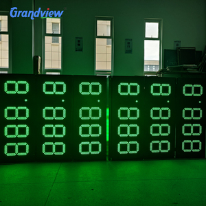 Gasolinera impermeable Segmento digital Precio Tablero de visualización de mensajes Señalización digital y pantallas Pantalla de señ<span class=keywords><strong>al</strong></span> de precio led - Product Image 3