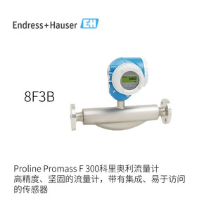 Débitmètre Coriolis Endress+Hauser Proline Promass F 300 8F3B pour liquides et eau, précision 300 MHz, erreur de moins ou de plus de 0,2 % - Product Image 2