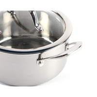 Casseroles douces en acier inoxydable 304, ustensiles de cuisine, casseroles alimentaires