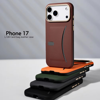 Étui de téléphone en cuir de luxe JOYPORODO L138 pour iPhone 17 16 15 Pro Max, coque magnétique antichoc pour téléphone portable