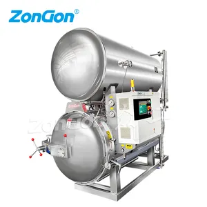 Máy Tiệt Trùng Thức Ăn Cho Thú Cưng Ướt Và Khô 121 Nhiệt Độ Cao Retort Autoclave Machine