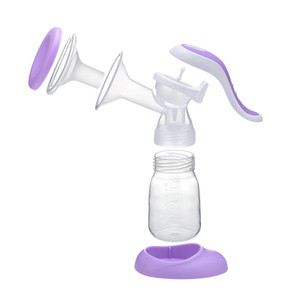 Extractor de leche Manual de silicona para bebés, bomba de masaje de leche, manos libres, inalámbrico - Product Image 6