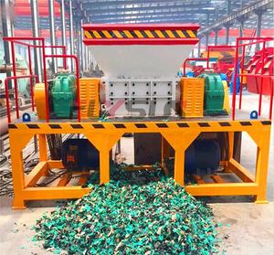Trituradoras Industriales de Doble Eje para Chatarra Metálica de Alta Resistencia con Cuchillas de Alto Torque, Máquina Trituradora para Plásticos, Metales y Neumáticos - Product Image 2