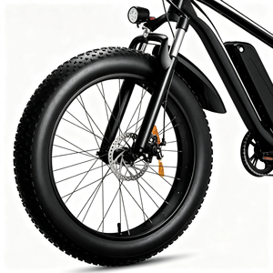 Bicicleta Eléctrica de Montaña OEM de Fábrica con Suspensión Completa y Neumáticos Anchos de 26 Pulgadas para Playa y Nieve, para Adultos, Todo Terreno, EB26, EB2 - Product Image 1