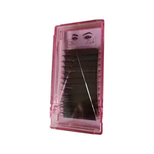 Oem Private Label Fabriek Full Volume Lash Uitbreiding Levert Faux Mink Kasjmier Wimper Verlenging Hand Gemaakt Matzwarte Slechterik