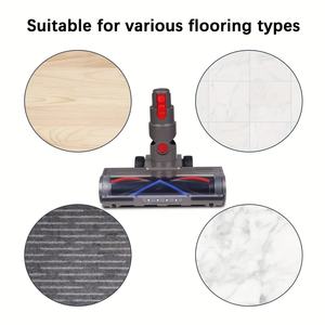 Tête d'<span class=keywords><strong>aspirateur</strong></span> <span class=keywords><strong>Motorhead</strong></span> avec LED compatible avec Dysons V7 V8 <span class=keywords><strong>V10</strong></span> V11 pour les tapis à poils bas et les sols durs Brosse motorisée - Product Image 3