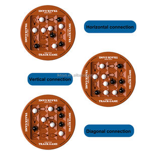 LK Toys <span class=keywords><strong>Rail</strong></span> Logic Chess Pair Battle Noir et Blanc Go Children's Thinking Training Brain Boosting Intelligence Board Game Toys - Product Image 3