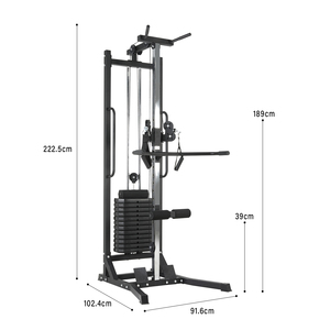 Palestra Monostazione Leg Extension Attrezzatura Multifunzionale per Allenamento di Forza Fitness Domestico Trainer Funzionale in Acciaio - Product Image 6