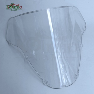 KOLMIO-LAM Compatible avec HONDA CBR900 CBR929 <span class=keywords><strong>CBR</strong></span> 900 <span class=keywords><strong>929</strong></span> 2000 <span class=keywords><strong>2001</strong></span> Déflecteur de vent Pare-brise Double bulle - Product Image 5