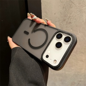 Protector de Lente de Cámara, Funda Magnética Esmerilada para iPhone 12 13 14 15 16 17 Pro Air, Funda Magnética Translúcida Mate - Product Image 5