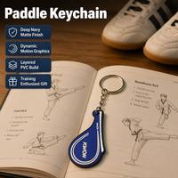 Llavero de Taekwondo y Karate con Diseño de Mascota de Dibujos Animados, Personalizado, al por Mayor, para Entrenamiento de Artes Marciales, Recuerdo, Regalo