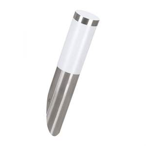 Lampada da Parete per Esterni HELSINKI in Acciaio Inox, Altezza 39cm - 1x12W E27 IP55 - Product Image 1