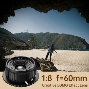 Holga 60mm F2 cố định tập trung đầy đủ khung ABS ống kính nhựa cho máy ảnh DSLR HL-C & HL-N loạt phụ kiện - Product Image 3
