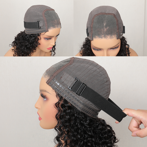 Nhà Máy Bán Buôn Mặc Và Đi 5X5 Glueless Tóc Giả 3D Dome Pre Cắt Sâu Xoăn HD Ren Đóng Cửa Tóc Giả Cho Phụ Nữ 8 "-32" - Product Image 6