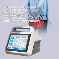 Dispositif chirurgical 980 1470nm pour le traitement des hémorroïdes et des piles par endolaser