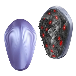 Peine Multifuncional para el Cabello con Masaje Vibratorio, Spray de Aceites Esenciales para el Crecimiento del Cabello <span class=keywords><strong>y</strong></span> Relajación del <span class=keywords><strong>Cuero</strong></span> <span class=keywords><strong>Cabelludo</strong></span>, Funciona con Batería - Product Image 1