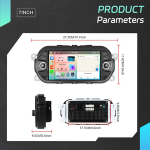 Radio de Auto Android Podofo para FIAT TIPO EGEA 2015-2017, 7 Pulgadas, 6+128G, 2 Din, Estéreo, Carplay/Android Auto Inalámbrico, GPS/Wifi/EQ, Audio para Auto - Product Image 4