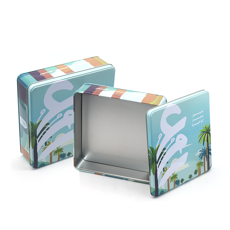 Selling Dessert Custom Tin Box Square