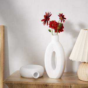 Set di <span class=keywords><strong>Stampi</strong></span> Circolari in Silicone <span class=keywords><strong>per</strong></span> Vasi in Gesso, Ornamenti in <span class=keywords><strong>Ceramica</strong></span>, Decorazioni <span class=keywords><strong>per</strong></span> Casa e Soggiorno, Fiori Idroponici, Stampo in Silicone <span class=keywords><strong>per</strong></span> Gesso - Product Image 3