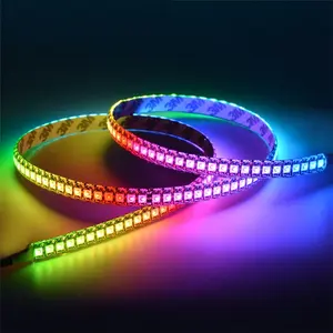 Addressable 5050 SMD 30Leds 60Leds 144Leds LED WS2811 WS2812 2812b Sk6812 Rgb Pixel Lampu Strip Lampu Led Fleksibel