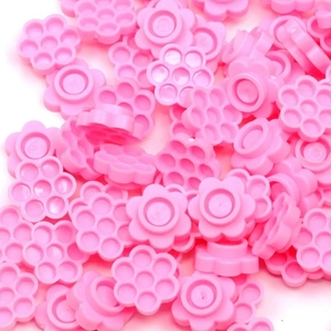 ถาดวางกาวต่อขนตาแบบถ้วยดอกไม้สีชมพู ป้องกันกาวแห้งเร็ว - Product Image 3