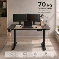 Table élévatrice intelligente AOR avec plateau en placage de bois massif à motif noir, protection contre la surchauffe, vente en gros d'usine
