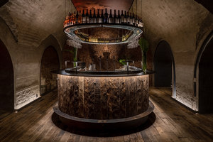 Muebles de Bar de lujo modernos personalizados, mostradores de gabinete de vino con iluminación LED para diseño de pub y escaparates - Product Image 5