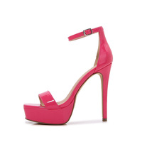 En stock Nouvelles sandales compensées ultra-hautes pour femmes 16 cm, plateforme imperméable, 46 tailles, couleurs mélangées, printemps été