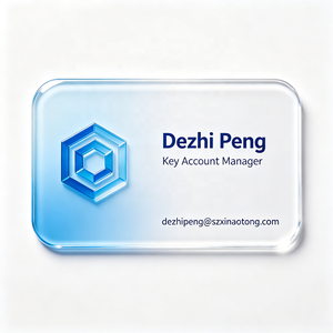 บัตรชื่อพีวีซีใสแบบ OEM พร้อมแม่เหล็ก พิมพ์ซิลค์สกรีน ปั๊มฟอยล์ทอง ลายนูนหรูหรา สำหรับงานแสดงสินค้าและโปรโมชั่น - Product Image 2