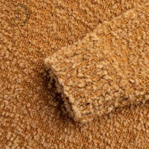 KD Fabricant de tricots personnalisé OEM ODM Designer Pull à manches longues et col rond Pull à boucle en fil tricoté en laine mélangée pour hommes - Product Image 6