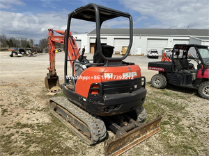 Mini-excavatrice sur chenilles japonaise de 2,8 tonnes avec moteur à faible nombre d'heures de fonctionnement, prix bas, à vendre, KX71-3, excavatrice d'occasion - Product Image 6