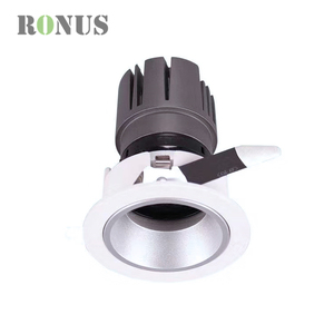 Commerciale <span class=keywords><strong>LED</strong></span> Dimming Showroom MR16 10w COB Spot Down Light incasso nero faretto - Product Image 4