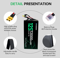 Batterie à État Solide Haute Énergie 46 000 mAh/72 000 mAh 310 Wh/kg pour Drones à Usage Intensif Batterie au Lithium-Ion NMC811 10C