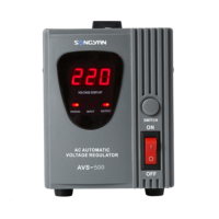 Nouveau stabilisateur de tension CA domestique numérique monophasé 8000VA 50/60Hz 90-275V à montage sur poteau avec affichage, certifié CE