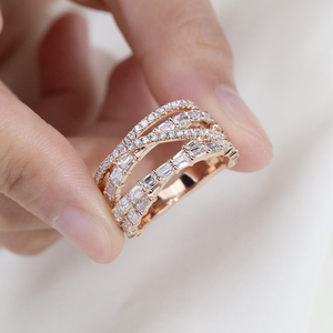 แหวนเพชรทองคำ 18K รุ่น MSR-2083 จาก Messi Jewelry สำหรับผู้หญิง - Product Image 6