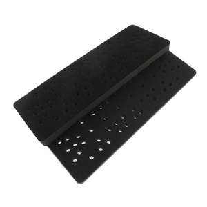 70*198mm 62 fori gancio e passante morbido cuscinetto cuscinetto rettangolo spugna interfaccia Pad per levigatura legno metallo <span class=keywords><strong>mobili</strong></span> - Product Image 6