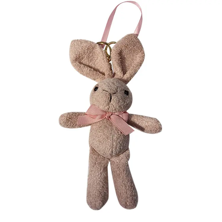 Zacht Konijn Boeket Speelgoed Kawaii Mini Poppen Pluche Sleutelhanger Dier Gevulde Jurk Pluche Sleutelhangers Voor Meisjes Vrouwen Haas Speelgoed Plushie