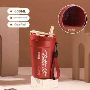Factory Direct Supply High Color Value Portable Lanyard Modern Design 304 Stainless Steel Drinking Cup for Coke <b>Coffee</b> As a Gift - Product Image 5