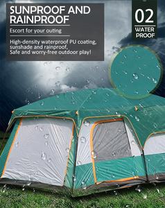 Tienda de Campaña Impermeable para Exteriores, Plegable, Instantánea, con Mosquitero, para 8-12 Personas - Product Image 3