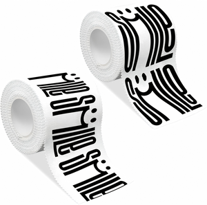 Garantía de calidad Cinta atlética de color aleatorio Fácil de rasgar con el pegamento más fuerte para aliviar los músculos Vendaje cohesivo - Product Image 1