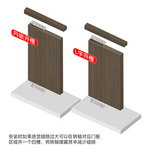 Charnières de porte double en acier inoxydable, 180 degrés, installation facile pour porte en bois, design industriel - Product Image 1