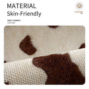 Tapete para Alimentar Mascotas, Diseño de Leopardo, Ovalado, de Poliéster, Antideslizante, para Perros y Gatos, 35x50, 45x60, 50x70, para las Cuatro Estaciones - Product Image 3