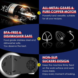 Mélangeur planétaire <span class=keywords><strong>Robot</strong></span> pâtissier moulage sous pression coque métallique 1500W mélangeur alimentaire 360 rotatif 4L/4.5L/5L/5.5L bol mélangeur Gadgets <span class=keywords><strong>de</strong></span> cuisine - Product Image 4