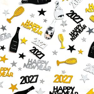 คอนเฟตติปีใหม่ 2027, ของตกแต่งปีใหม่ คอนเฟตติสำหรับต้อนรับปี 2027 ของตกแต่งงานปาร์ตี้วันหยุดฤดูหนาวคริสต์มาส - Product Image 5