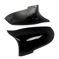 JDMotorsport88 2 piezas Cubiertas de Espejos Retrovisores Laterales Negros Brillantes de ABS para BMW Serie 7 F01 F02 2014-2016
