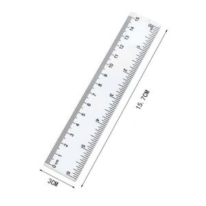 Regla de Plástico Personalizada con Logotipo, 15 cm, 20 cm, 30 cm, Gruesa, de Alta Claridad, para Premios Escolares y Regalos - Product Image 2