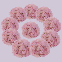 Grosir bunga palsu sutra Peony bunga Hydrangea bunga palsu jatuh tengah bunga pernikahan untuk dekorasi pesta pernikahan rumah